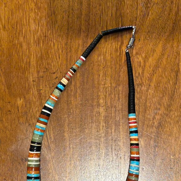 Multicolored Southwestern Necklace - Picture 4 of 7